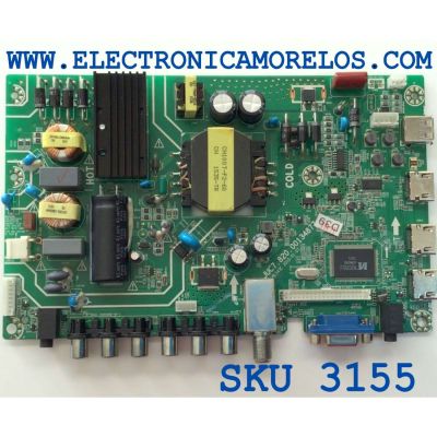 MAIN FUENTE (COMBO) PARA TV HITACHI / NUMERO DE PARTE 850121511 / JUC7.820.00134877 / E214887 / D39 / JUC6.690.00134880 / PANEL C430F14-E1-L (G2) / MODELO LE43A509 CH5JA23489